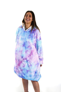 Sudadera cobija algodón de azúcar universo tie dye